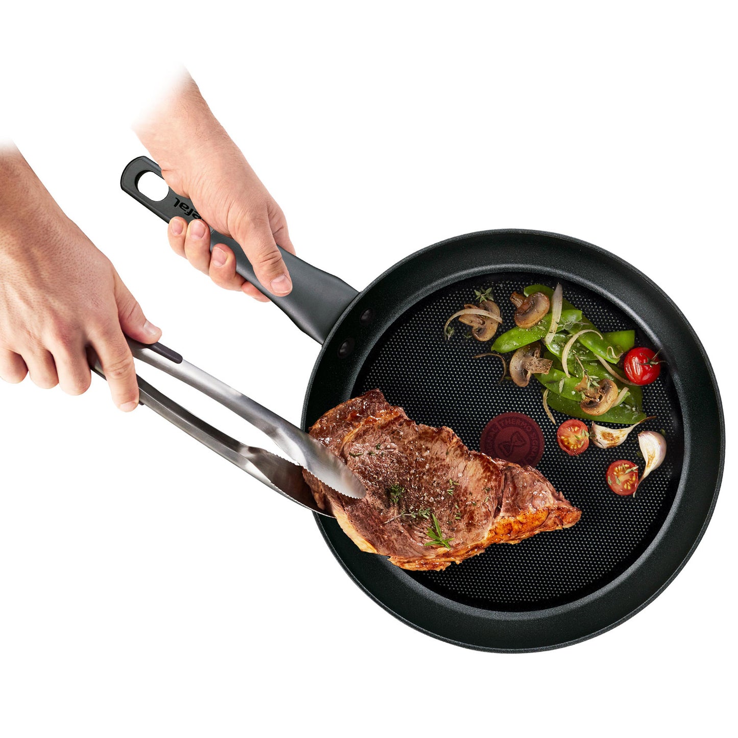 Tefal Excellence Induction Titanium Nonstick Frying Pan (26cm) Dishwasher Oven Safe No PFOA Red