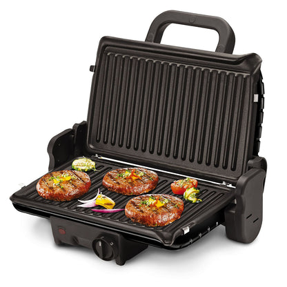 Tefal GC205866 Nonstick Minute Double Electric Grill Multi function 1600W Black