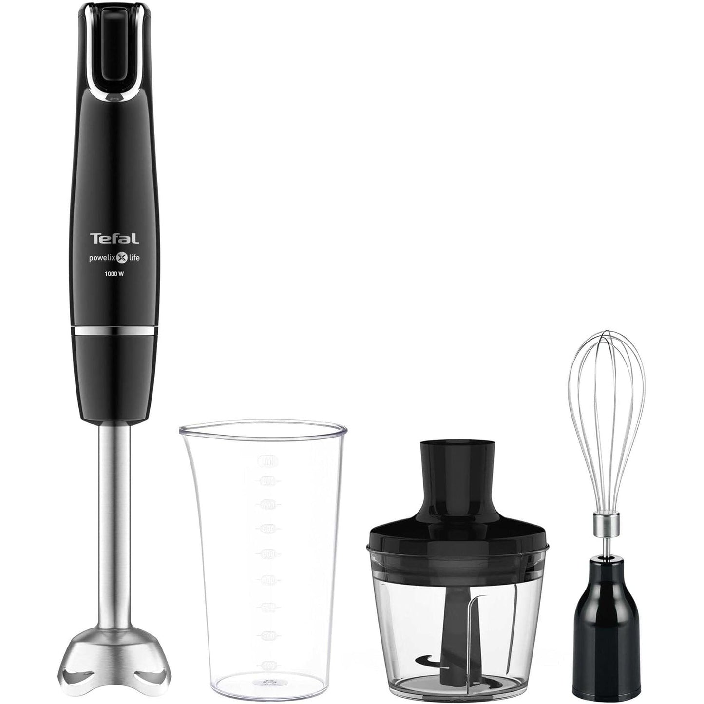 Tefal HB9438 InfiniForce Pro 3in1 Powerful Hand Blender 1000W Black