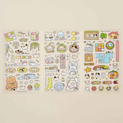 Hobbang & Yanggaeng Cute Cozy Character Sticker (3-Pack)