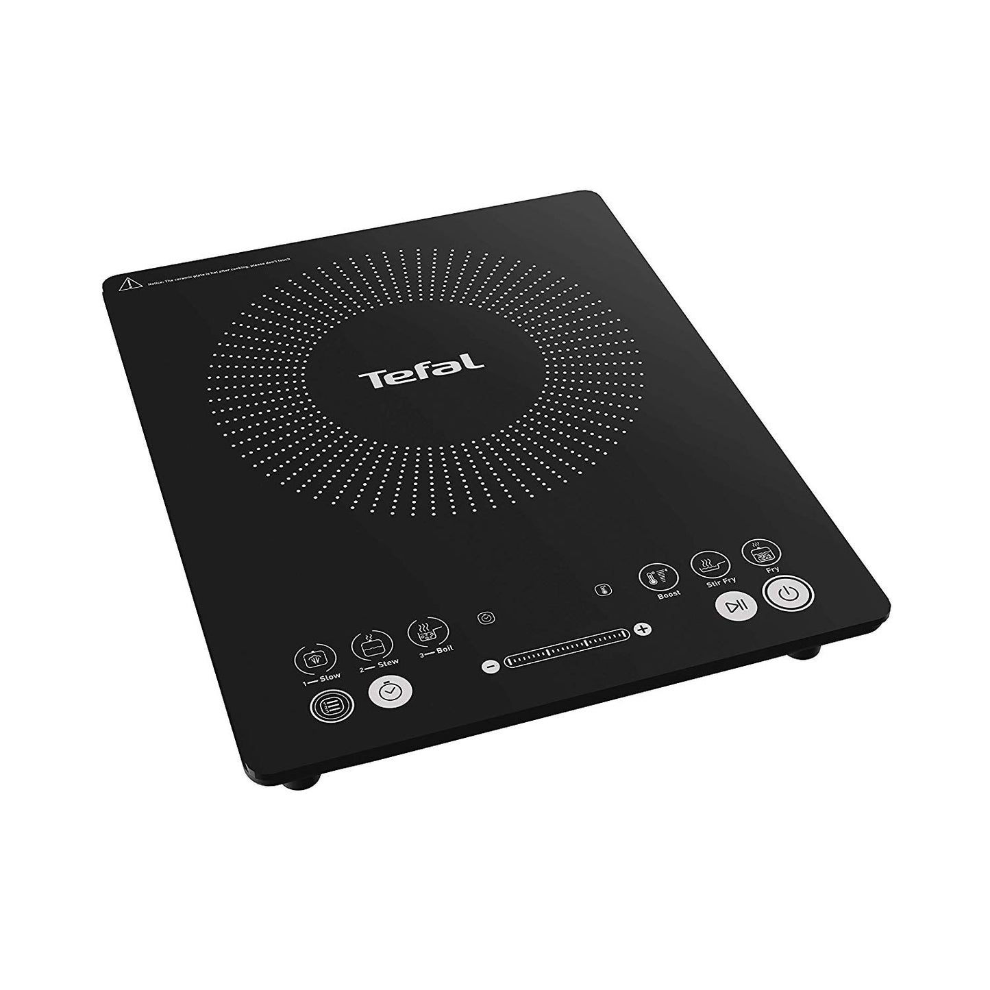 Tefal IH2108 Hot Plate Everyday Slim Induction Cooktop (Hob) 2100W Black