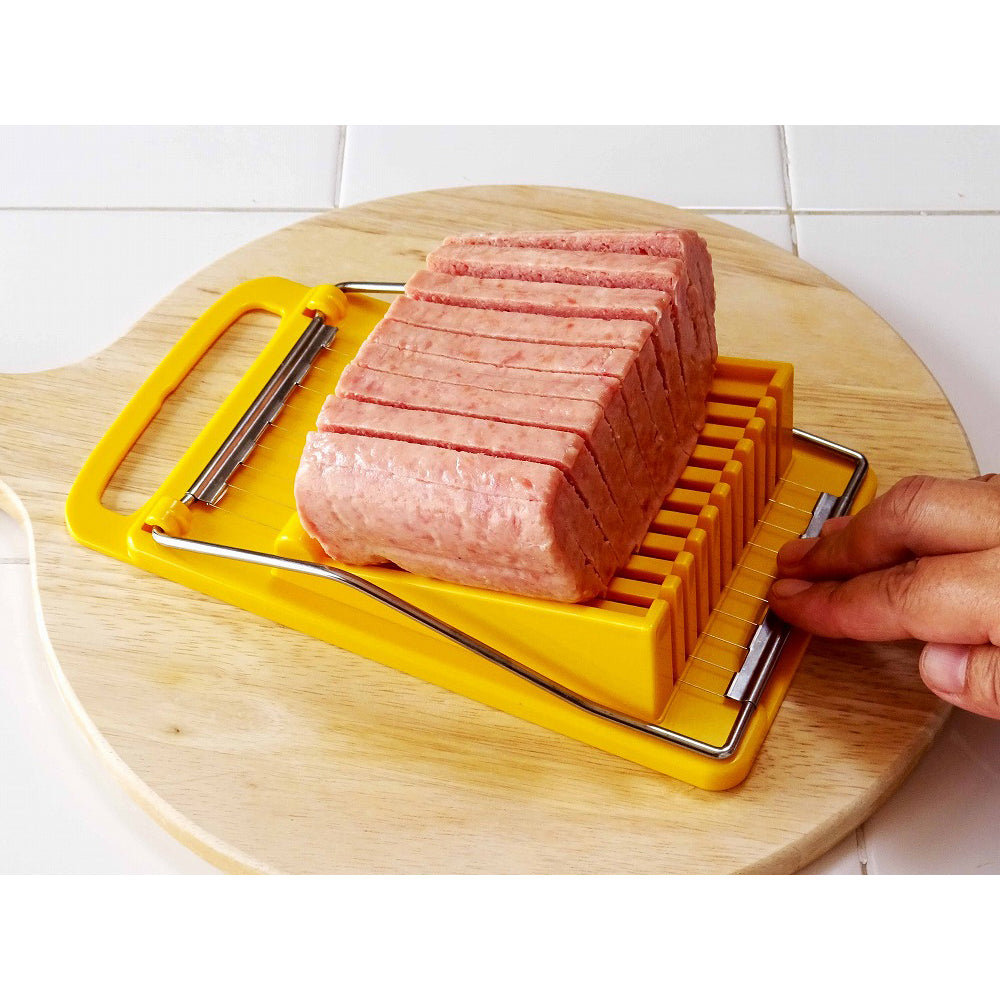 Spam Slicer Stainless Steel Wire (8mm) Soft Cutter BPA free Orange - 코쿠보 스팸 슬라이서 KK-275 - adamhnk