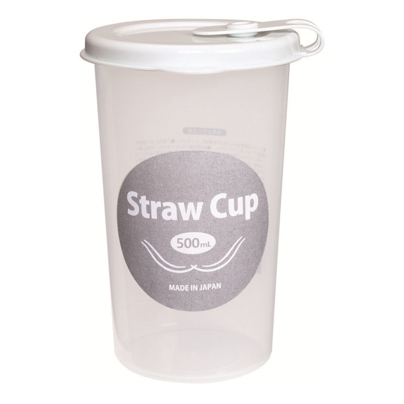 Straw Cup Drink Water (500ml) Bottle White - 코쿠보 빨대컵 아이스 KK-372 - adamhnk