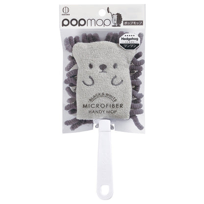 Mini Mop Micro Fiber Handy Type Cleaning Tool Hedgehog - 코쿠보 POPMOP 미니 손걸레 고슴도치 KM-330 - adamhnk