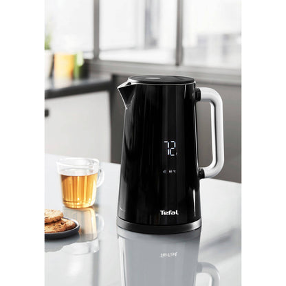 Tefal KO8508 Digital Display Safe to Touch Electric Cordless Kettle (1.7L) 7 Cups 1800W Black