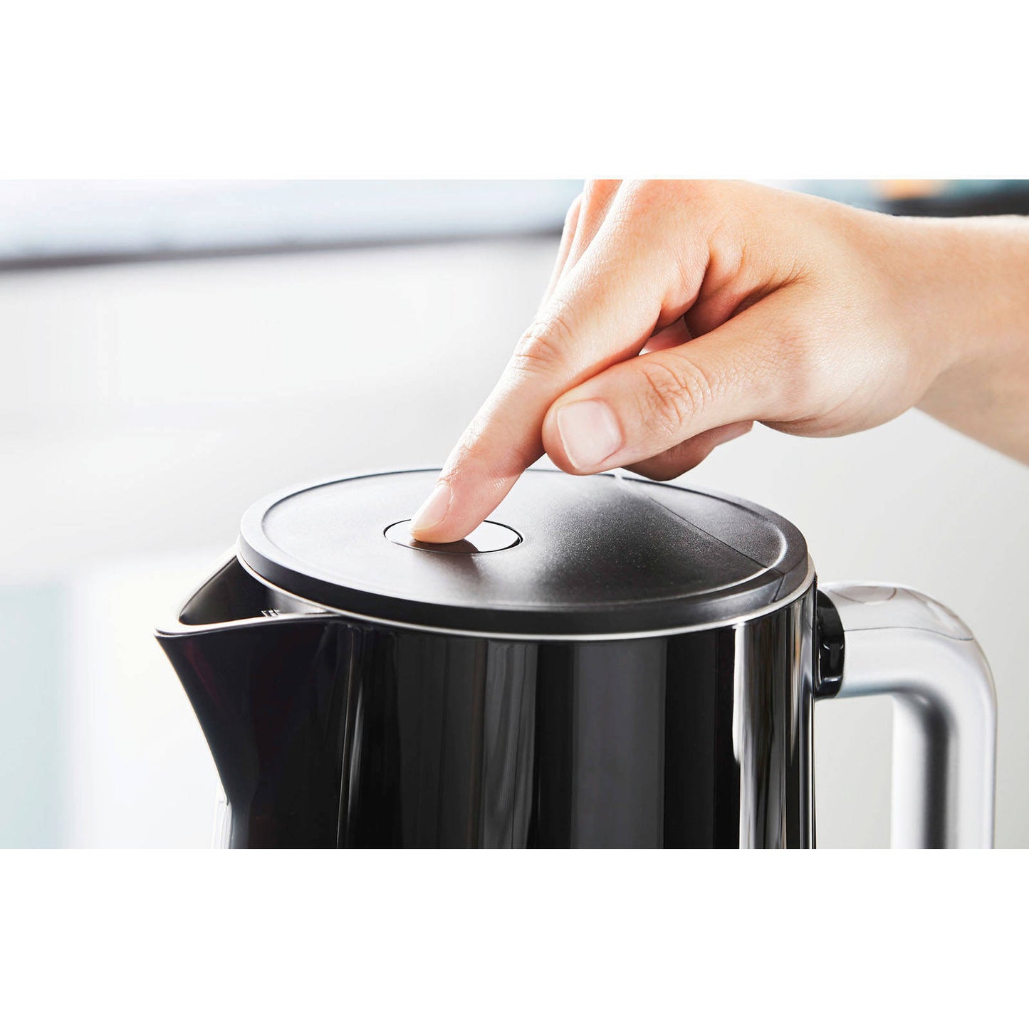 Tefal KO8508 Digital Display Safe to Touch Electric Cordless Kettle (1.7L) 7 Cups 1800W Black