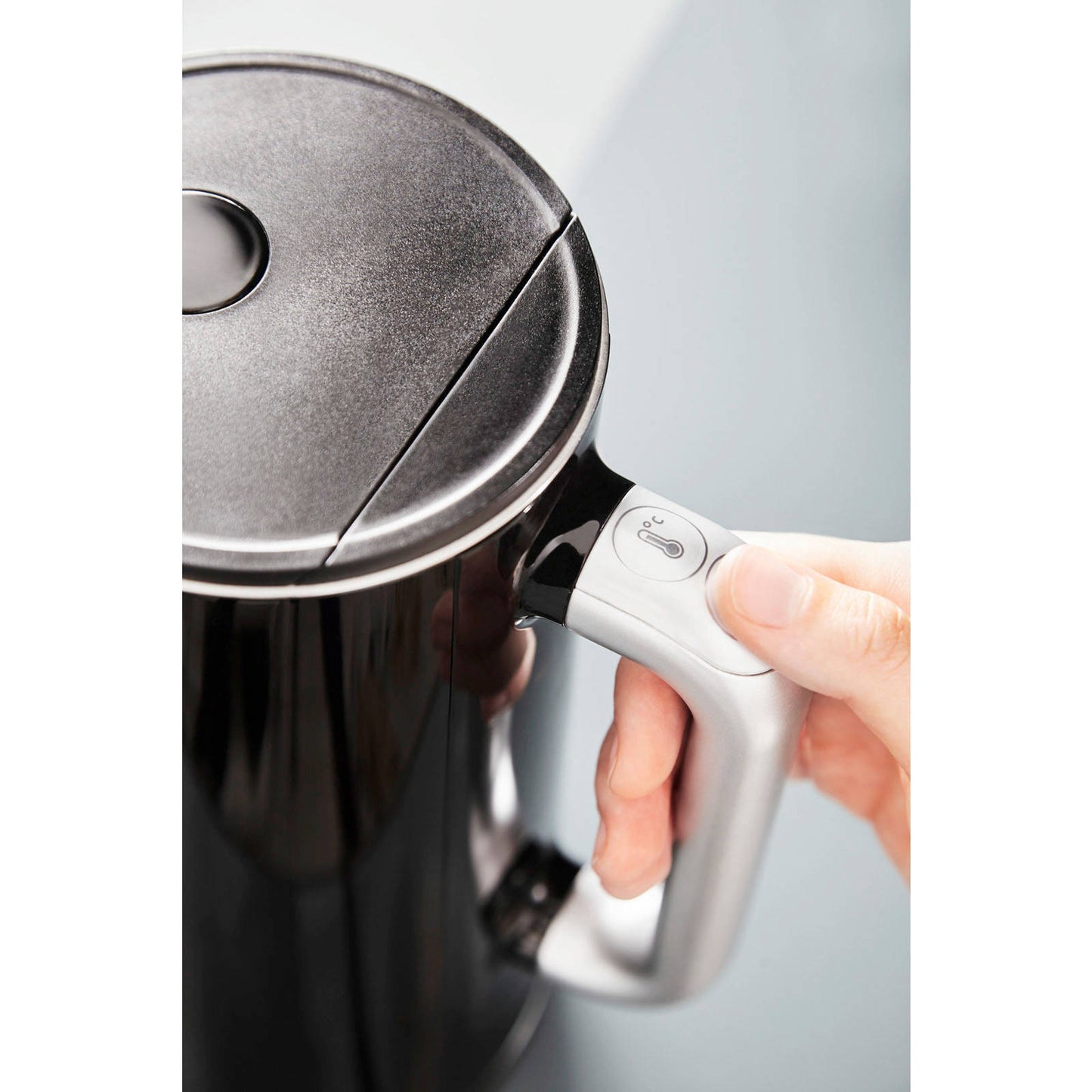 Tefal KO8508 Digital Display Safe to Touch Electric Cordless Kettle (1.7L) 7 Cups 1800W Black