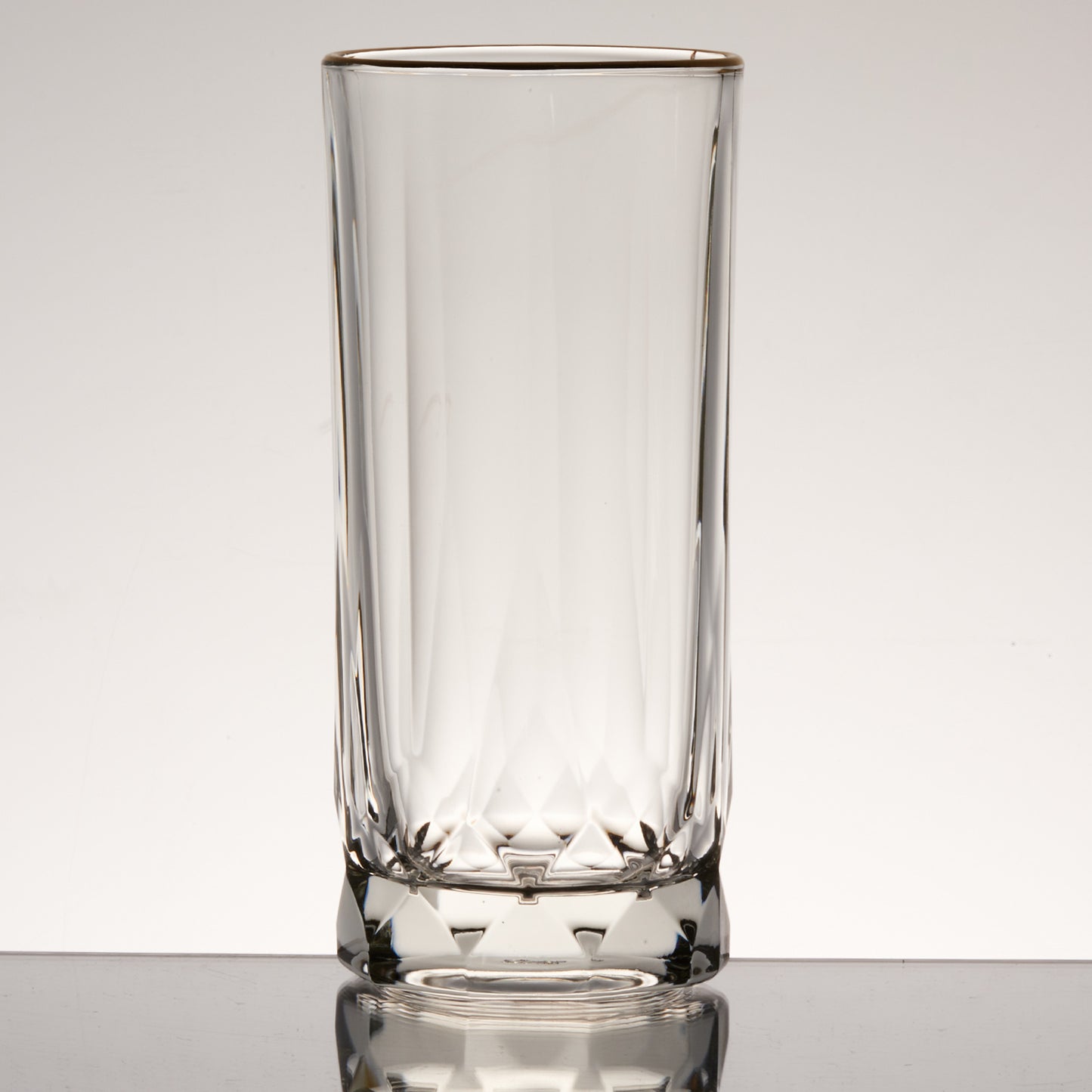 LUCID GOLDLINE 24K Highball (350ml) Glass Cup Clear - 라씨에뜨 루시드 하이볼 - adamhnk