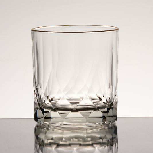 LUCID GOLDLINE 24K Whiskey (350ml) Glass Cup Clear - 라씨에뜨 루시드 언더락 - adamhnk