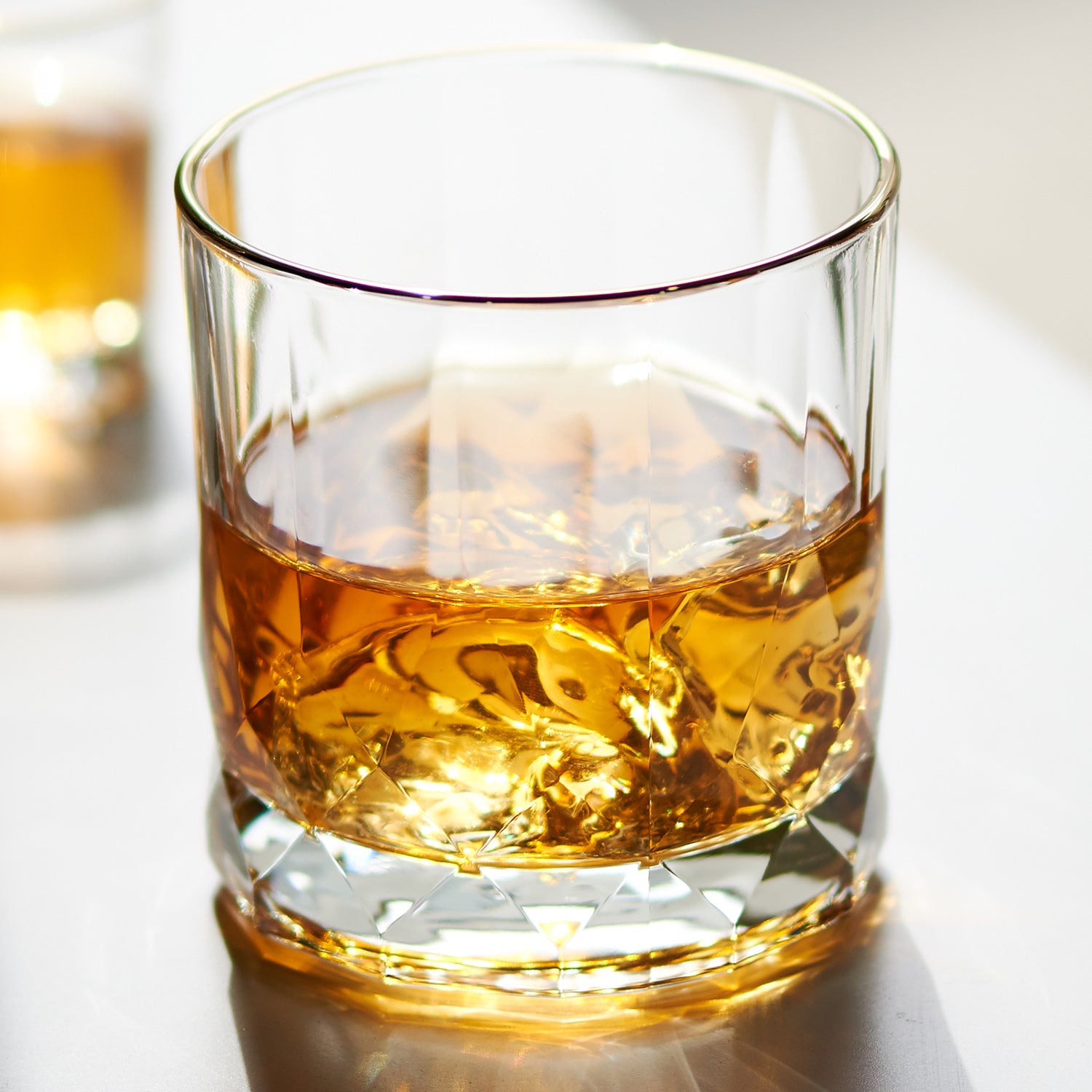 LUCID GOLDLINE 24K Whiskey (350ml) Glass Cup Clear - 라씨에뜨 루시드 언더락 - adamhnk