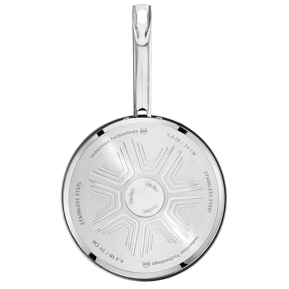 Tefal Limited Stainless Steel Induction Saucepan & Pot 2p (16cm + 18cm) Dishwasher Safe Silver