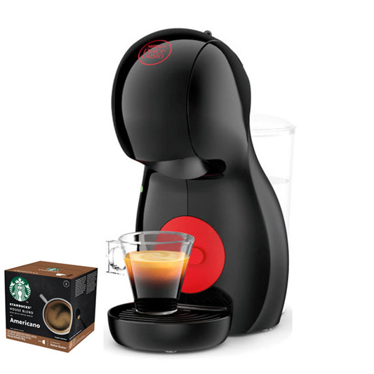 NESCAFE DOLCE GUSTO Piccolo XS Black Coffee Machine 1500W + Coffee Capsule(House Blend 12p)