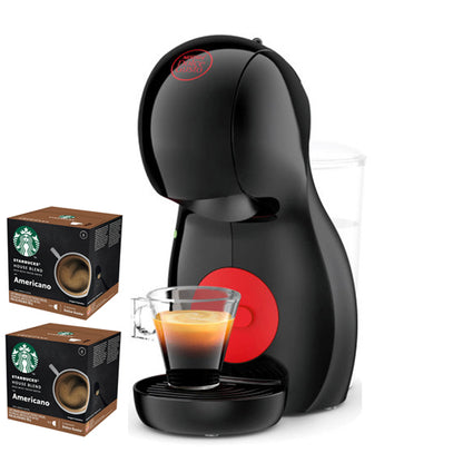 NESCAFE DOLCE GUSTO Piccolo XS Black Coffee Machine 1500W + Coffee Capsule(House Blend 24p)