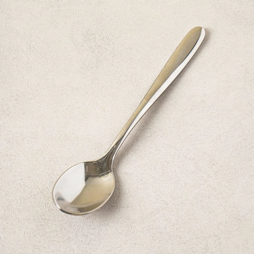 Premium 304 All-Stainless Steel Tea Spoon (14cm) Silver