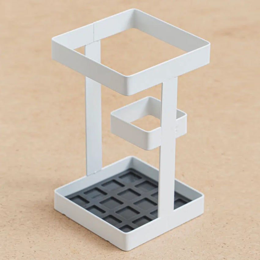Rectangular Kitchen Utensil Storage Box (14x8cm) White - Adamhnk