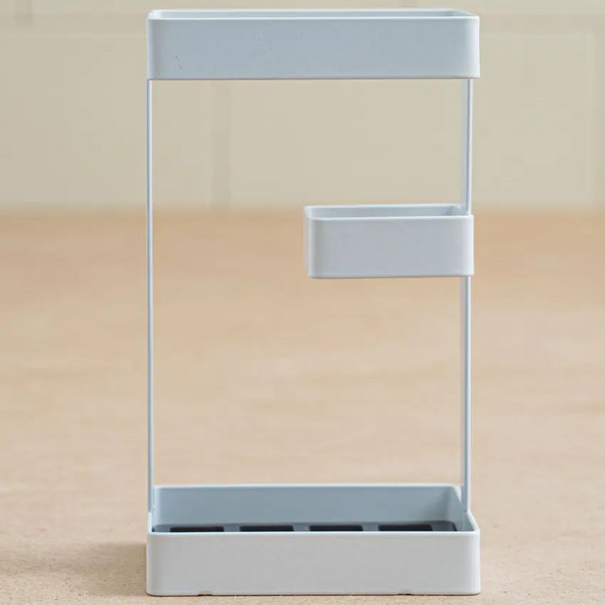 Rectangular Kitchen Utensil Storage Box (14x8cm) White - Adamhnk