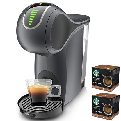 NESCAFE DOLCE GUSTO Genio S Touch Grey Coffee Machine 1500W + Coffee Capsule(House Blend 24p)