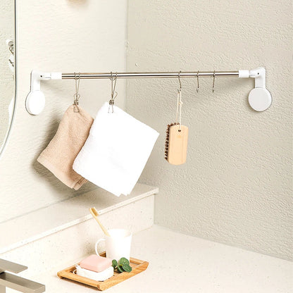 Space-Saving Multi-Purpose Hanging Stainless Steel Clip 15P Silver