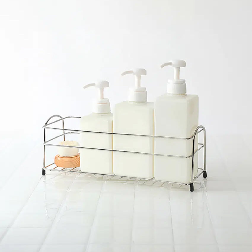 Stainless Steel Bathroom Accessory Organizer (31.5x11.5x11cm) Silver - Adamhnk