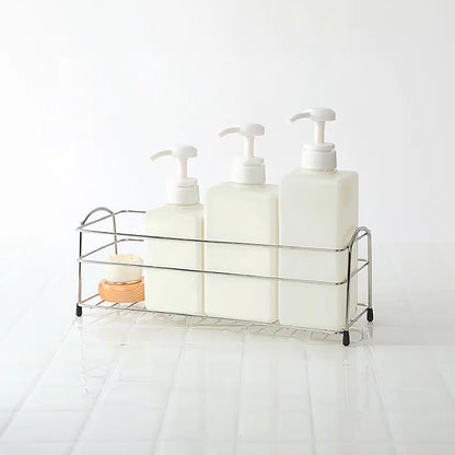 Stainless Steel Bathroom Accessory Organizer (31.5x11.5x11cm) Silver - Adamhnk