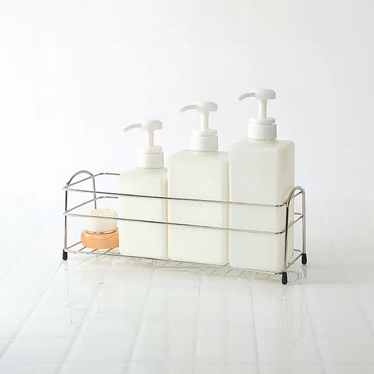 Stainless Steel Bathroom Accessory Organizer (31.5x11.5x11cm) Silver