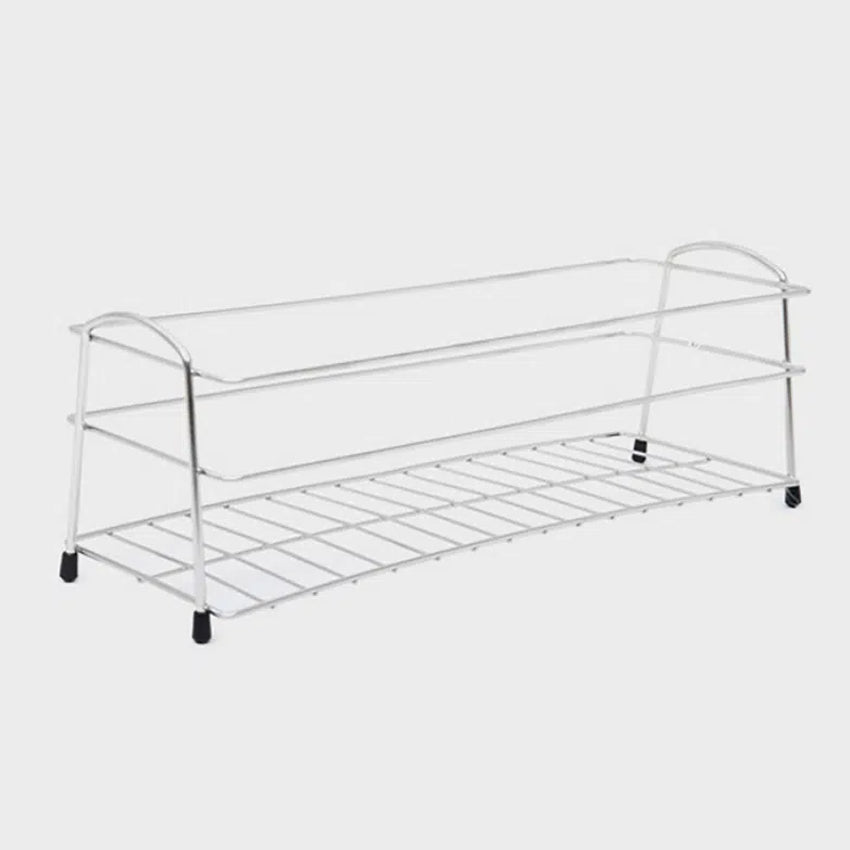 Stainless Steel Bathroom Accessory Organizer (31.5x11.5x11cm) Silver - Adamhnk