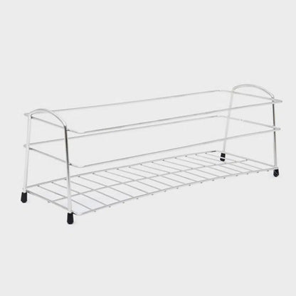 Stainless Steel Bathroom Accessory Organizer (31.5x11.5x11cm) Silver - Adamhnk