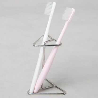 Stainless Steel Toothbrush Holder (5x10x7.5cm) Silver - Adamhnk