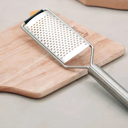 Stainless Steel Wide Cheese Grater (29x5.5cm) Silver - Adamhnk