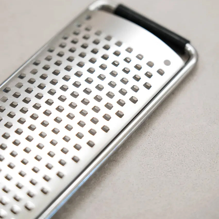 Stainless Steel Wide Cheese Grater (29x5.5cm) Silver - Adamhnk