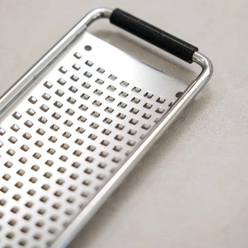 Stainless Steel Wide Cheese Grater (29x5.5cm) Silver - Adamhnk