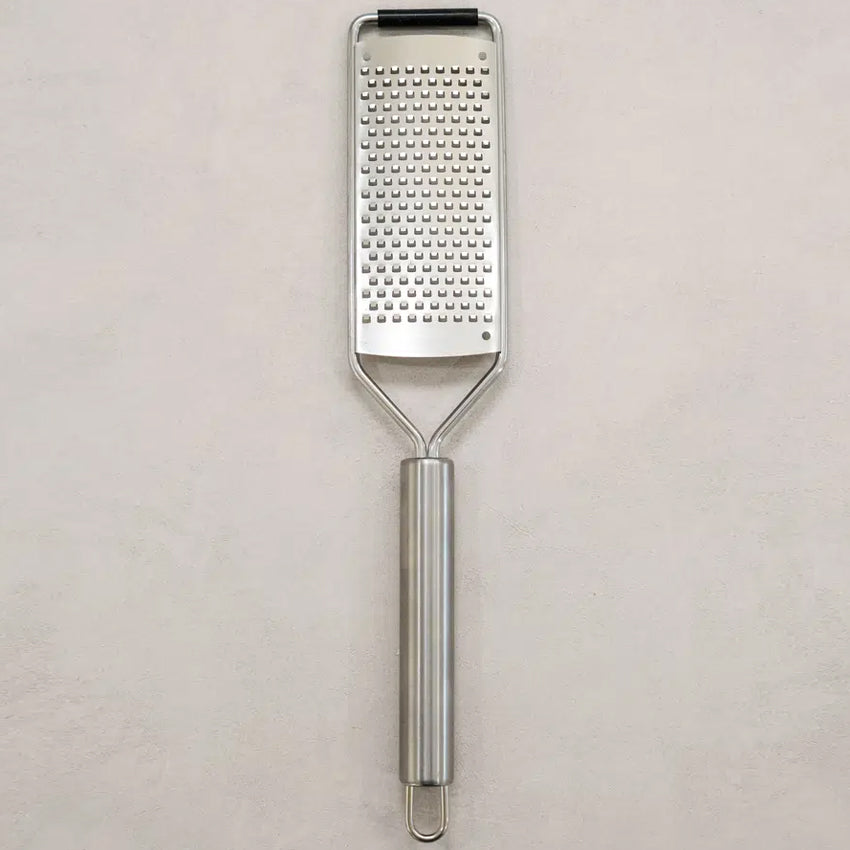 Stainless Steel Wide Cheese Grater (29x5.5cm) Silver - Adamhnk