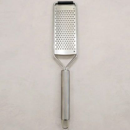 Stainless Steel Wide Cheese Grater (29x5.5cm) Silver - Adamhnk