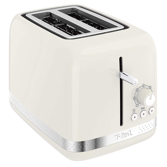 Tefal TT303A Soleil Toaster 2 Automatically Center Slot 7 Levels Indicator Lights 850W Ivory