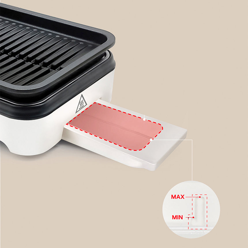 Tefal GC5711 Compact Mini Electric Grill 1100W White - Adamhnk