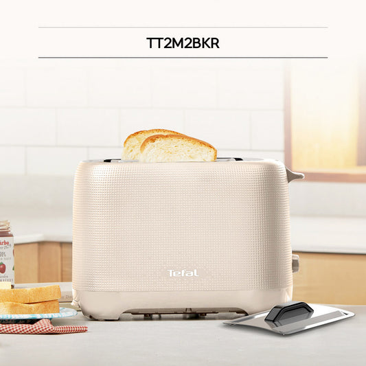 Tefal TT2M2B Morning 2-Slot Toaster 720W Light-Beige - Adamhnk