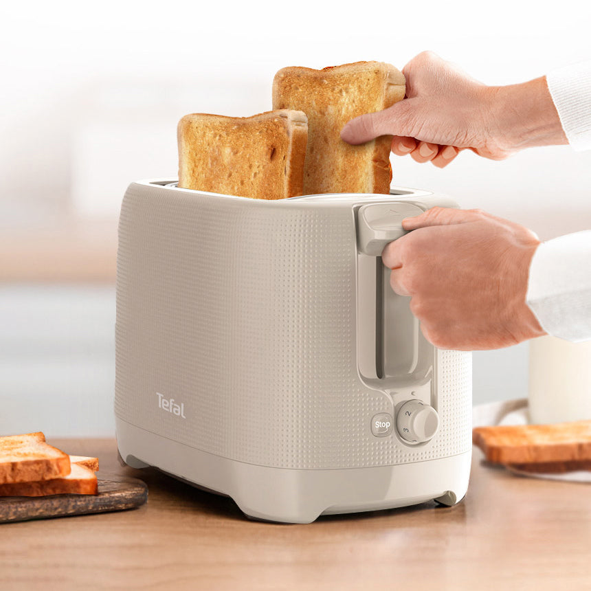 Tefal TT2M2B Morning 2-Slot Toaster 720W Light-Beige - Adamhnk