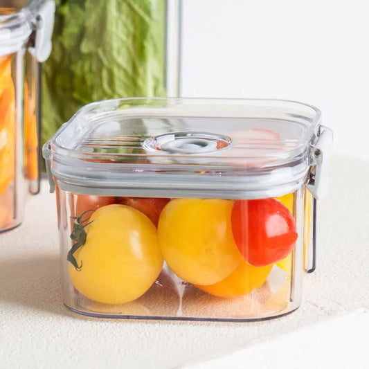 Vacuum Food Storage Container (390ml) Clear