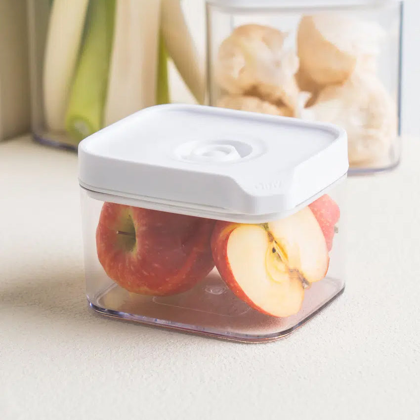Vacuum Food Storage Container (400ml) White - Adamhnk