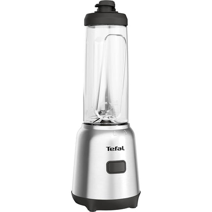 TEFAL BL15FD Mix and Move Mini Blender (600ml) 2p Bottle 4 Blade 300W Silver