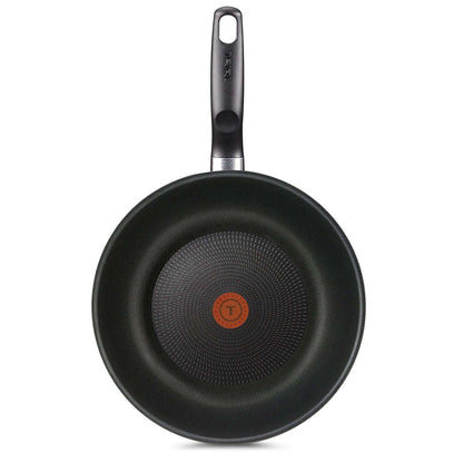 Tefal Essential Chef de France Nonstick Wok Pan (28cm) Dishwasher Oven Safe No PFOA Red