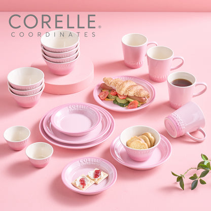 Corelle Breeze Stone Dinnerware 20p Dishwasher Oven Safe Pink