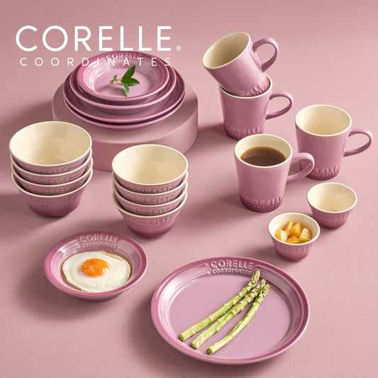 Corelle Breeze Stone Dinnerware 20p Dishwasher Oven Safe Purple