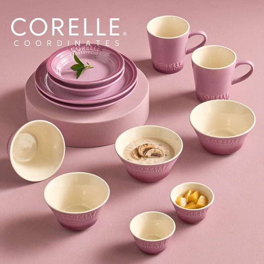 Corelle Breeze Stone Dinnerware 12p Dishwasher Oven Safe Purple