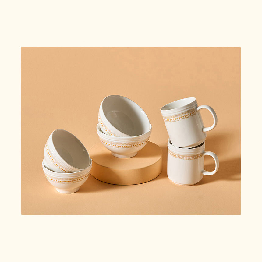 Corelle Rosemont 6pc Dinner Set - Adamhnk