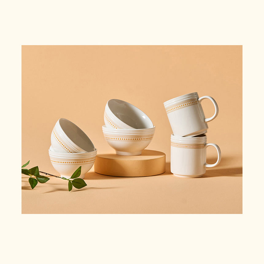 Corelle Rosemont 6pc Dinner Set - Adamhnk