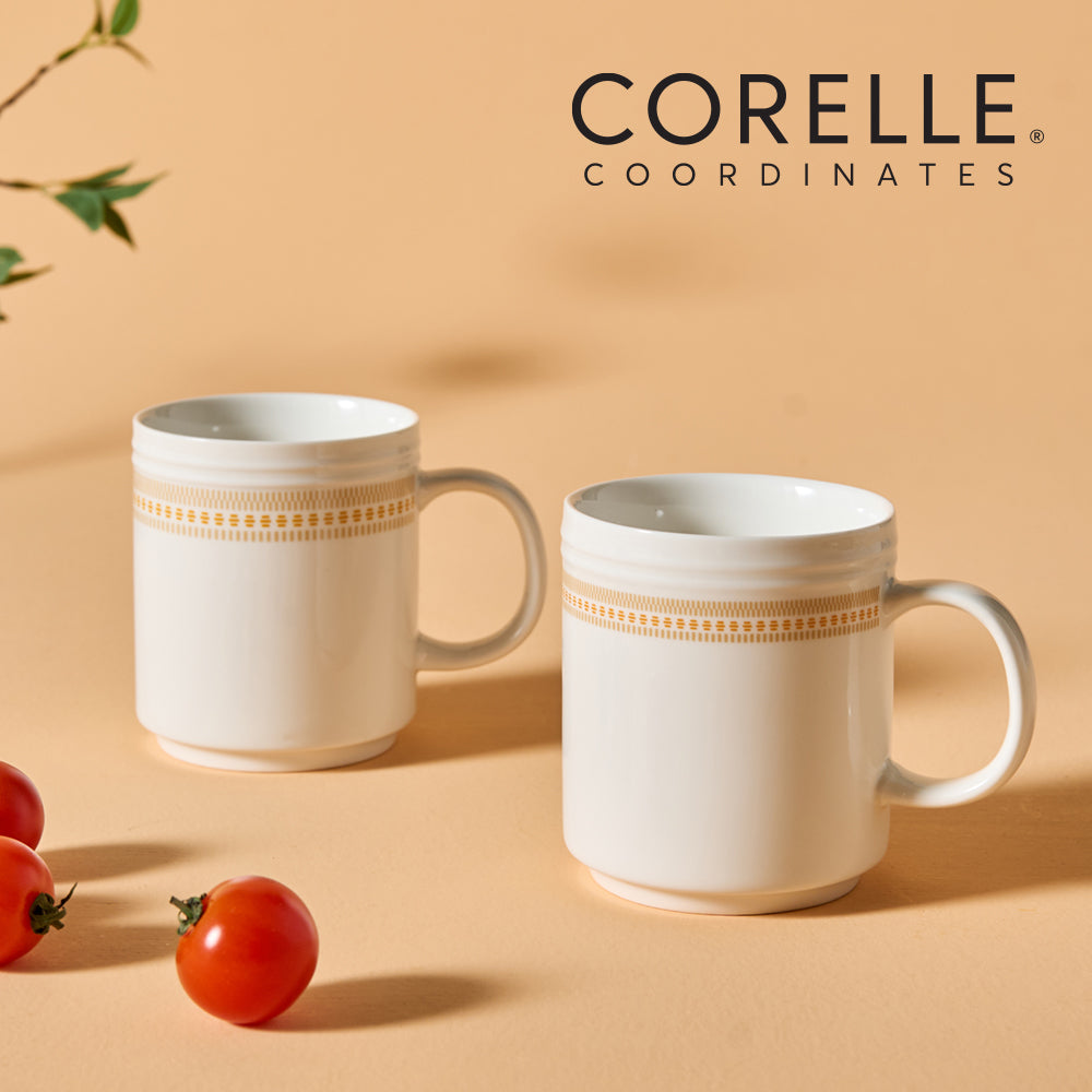 Corelle Rosemont Mug 2pc Dinner Set - Adamhnk