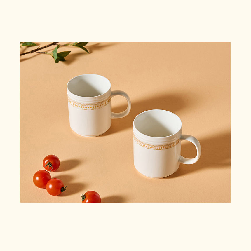 Corelle Rosemont Mug 2pc Dinner Set - Adamhnk