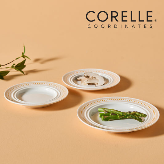 Corelle Rosemont Plate 3pc Dinner Set - Adamhnk