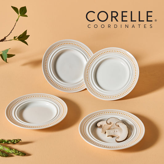 Corelle Rosemont Plate 4pc 6" Dinner Set - Adamhnk